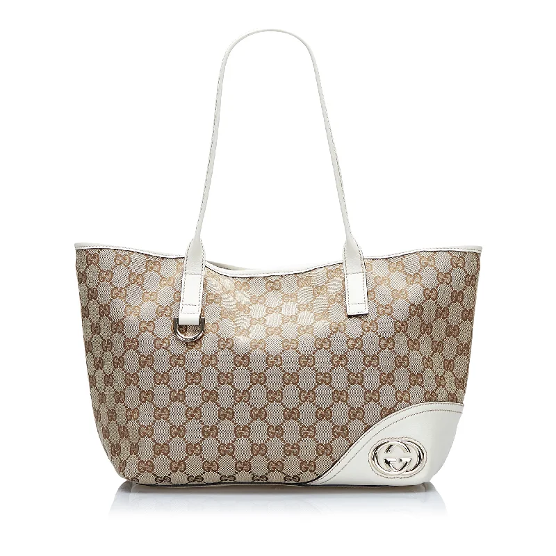 Gucci GG Canvas New Britt Tote Tote Bag