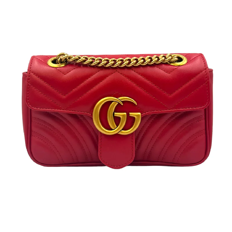 Gucci GG Marmont Mini Red Velvet