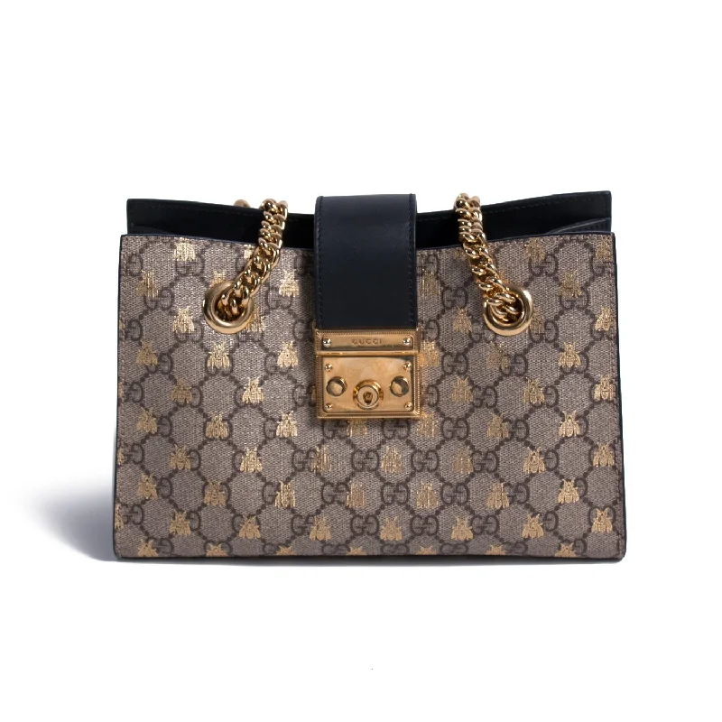 Gucci Bee Padlock Shoulder Bag