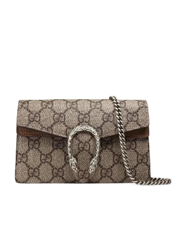 Gucci Dionysus Collection GG Supreme Canvas Super Mini Bag