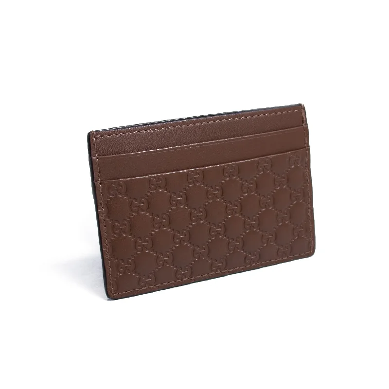 Gucci Guccissima Signature Card Holder