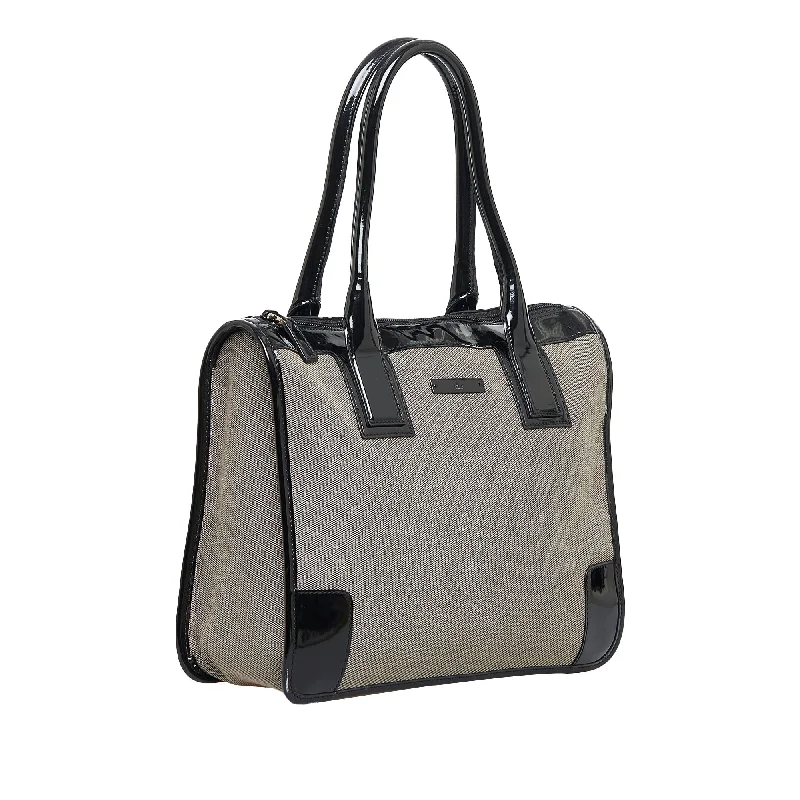 Gucci Handbag Grey Canvas