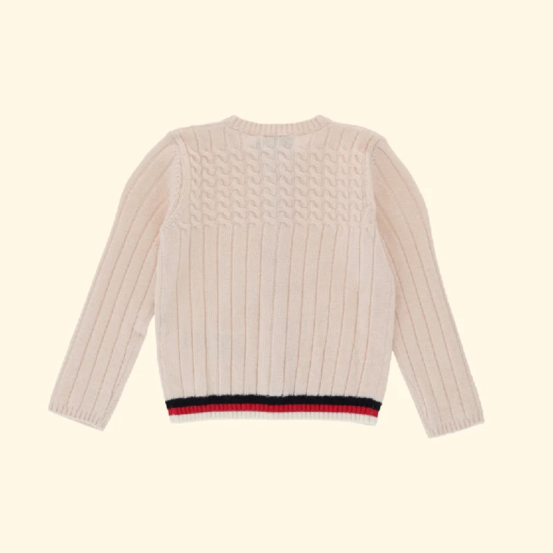 Gucci Unisex-Child Cable Knit Sweater, Brand New