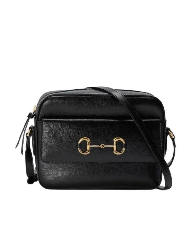 Gucci Black Horsebit 1955 Series Small Shoulder Bag