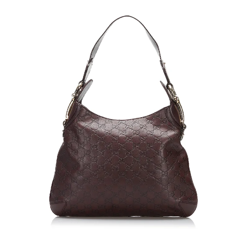 Guccissima Horsebit Creole Hobo Hobo Bag