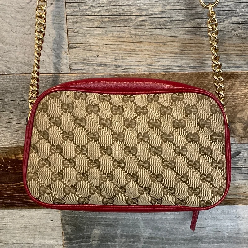 Gucci Marmont Canvas Crossbody