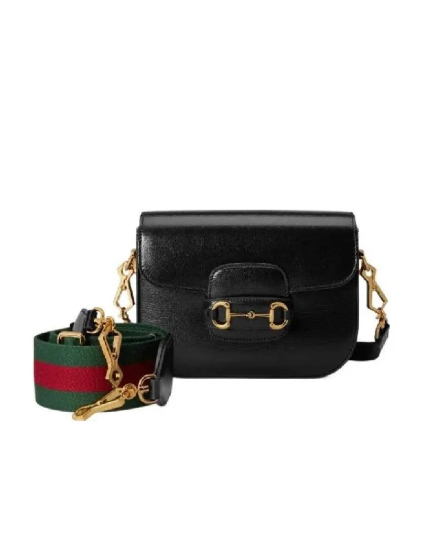 Gucci Black horsebit 1955 mini bag