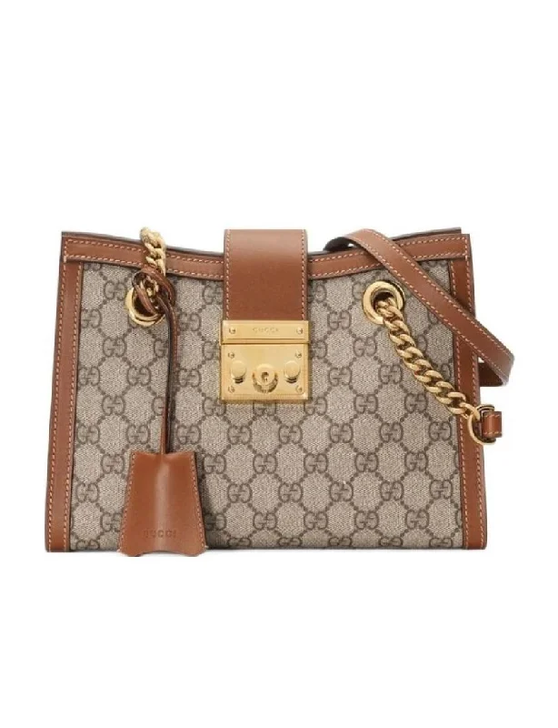 Gucci Padlock series small GG shoulder bag