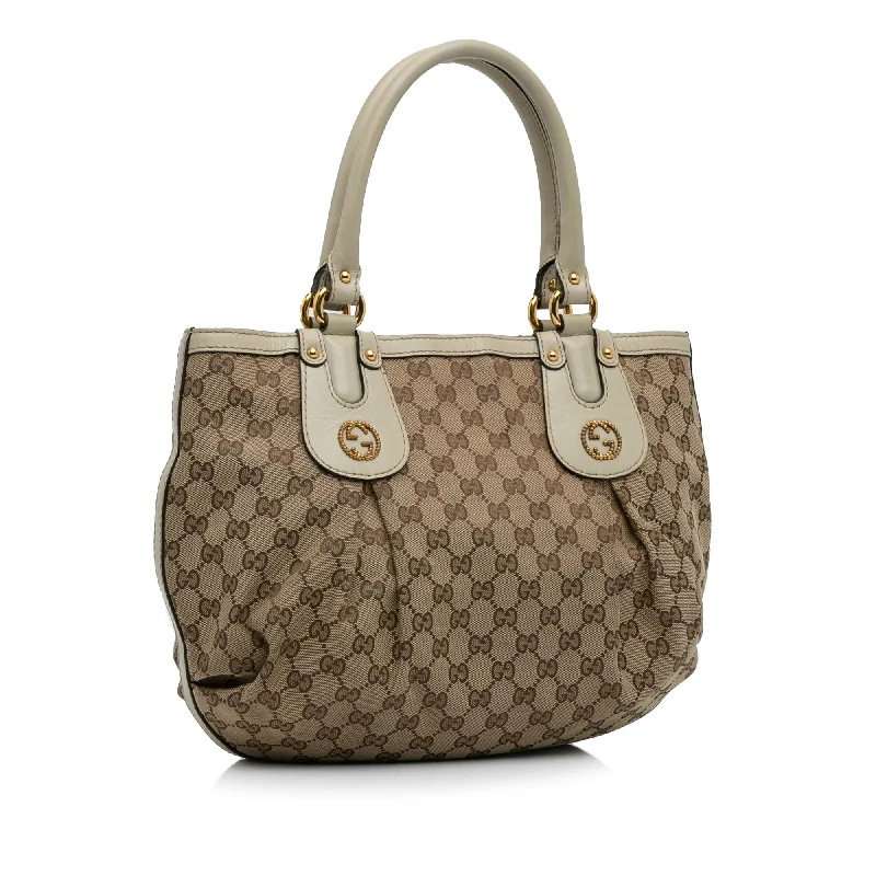 Brown Gucci GG Canvas Scarlett Tote Bag