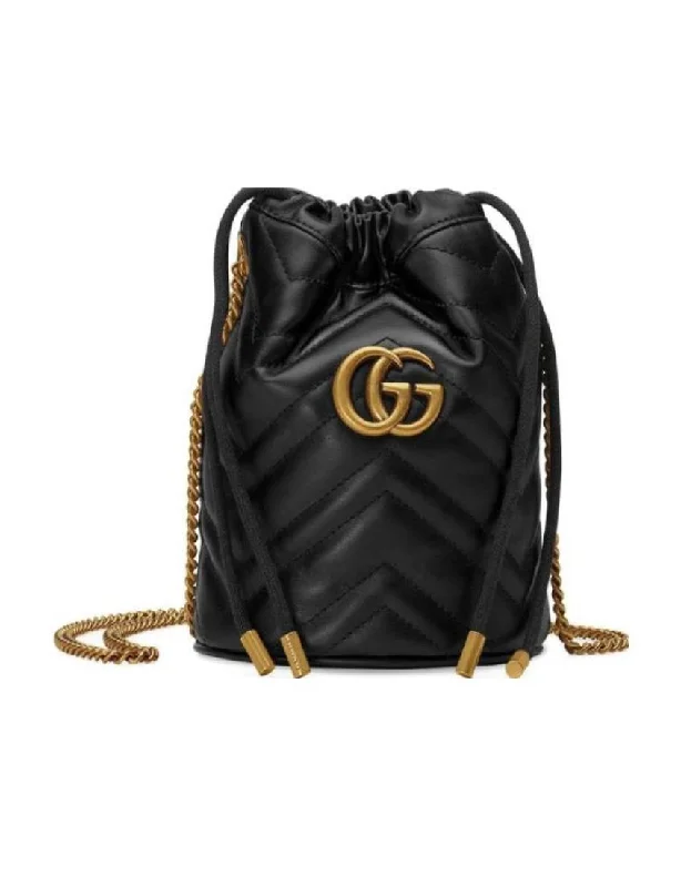 Gucci GG Marmont Collection Mini Bucket Bag