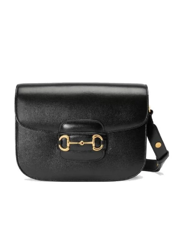 Gucci Black Horsebit 1955 Series Small Shoulder Bag