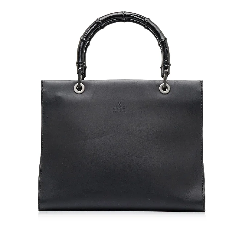 Gucci Bamboo Handbag Black