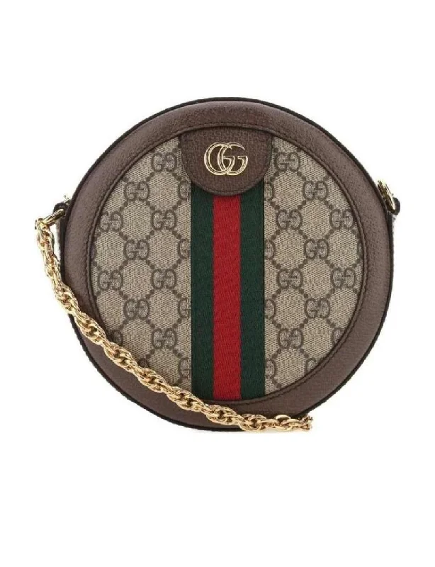 Gucci Ophidia Series GG Round Mini Shoulder Bag