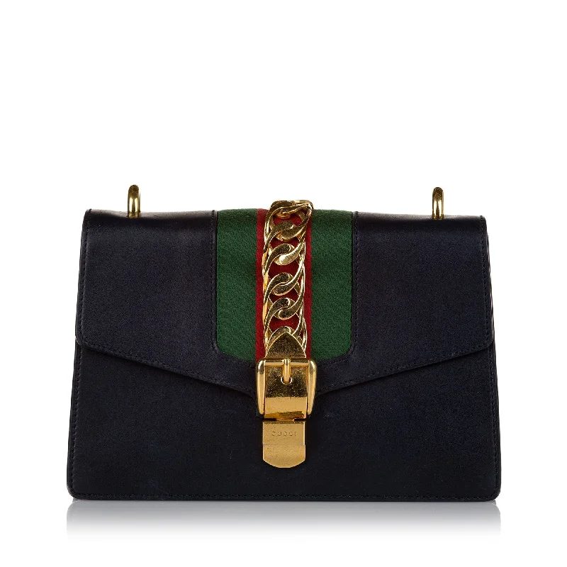 Gucci Sylvie Shoulder Bag Small Black