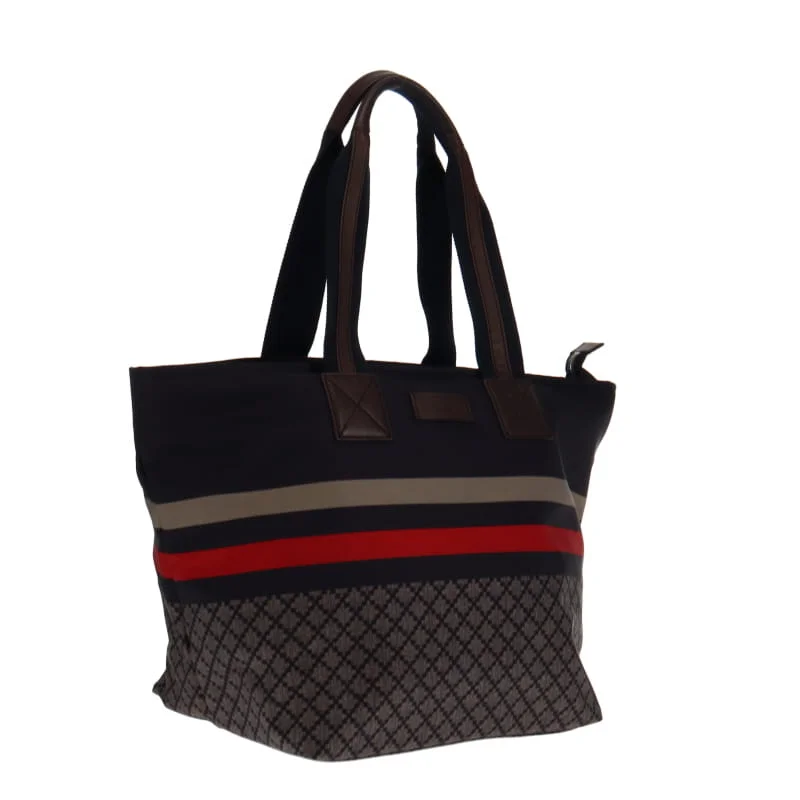 Gucci Diamante Shelly Line Nylon Shopper