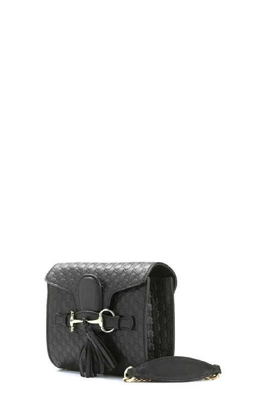 Microguccissima Mini Emily Bag Black