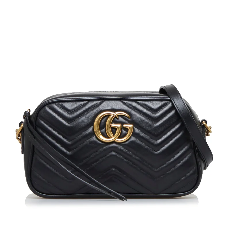 Gucci GG Marmont Small Black Matelassé