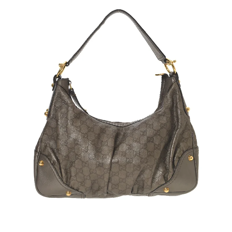 Guccissima Jockey Hobo Bag