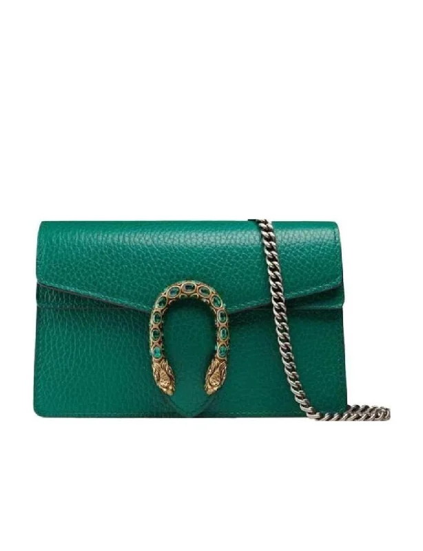 Gucci Dionysus Collection Leather Super Mini Handbag