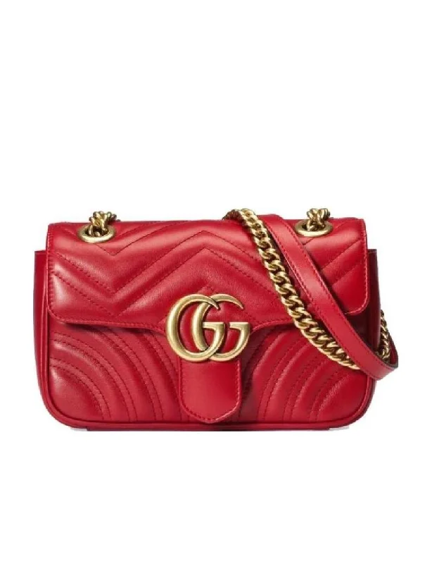 Gucci GG Marmont Series Quilted Mini Shoulder Bag