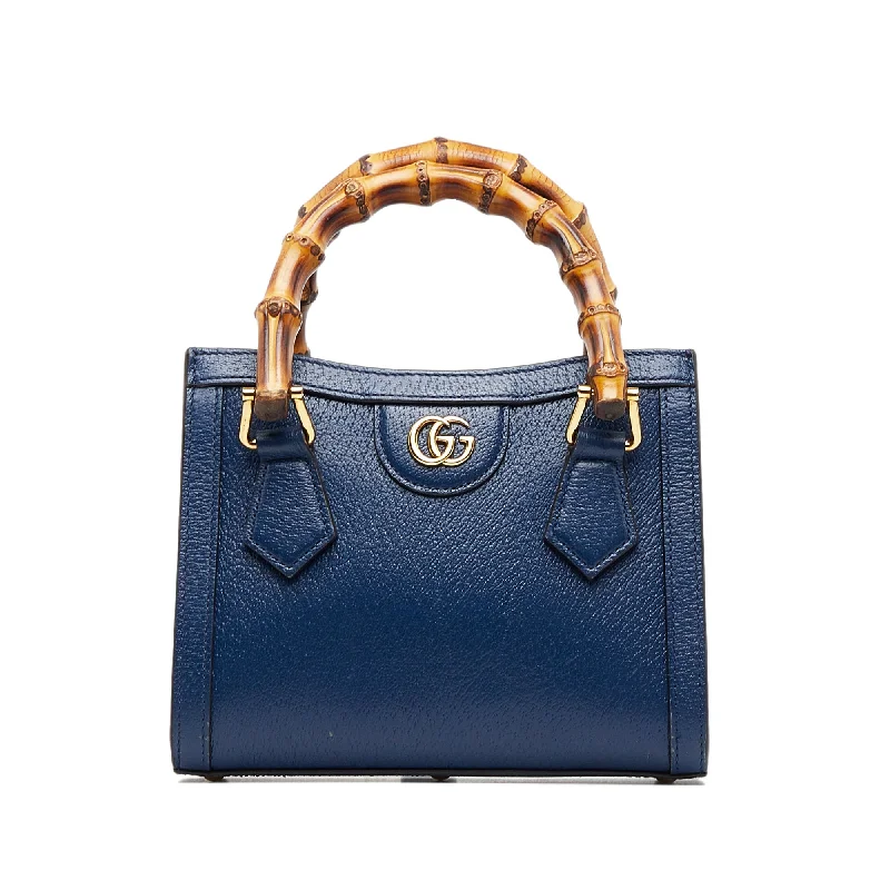 Gucci Bamboo Diana Mini Blue