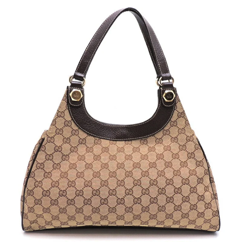 Gucci GG Canvas Women's Shoulder Bag 154981 Beige/Brown