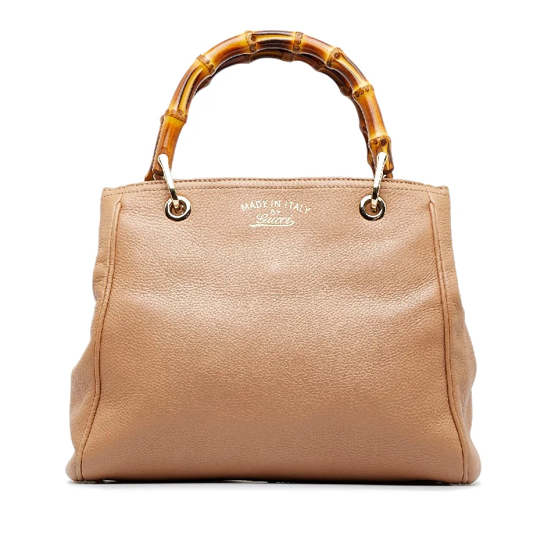 Gucci Bamboo Shopper Small Light Brown