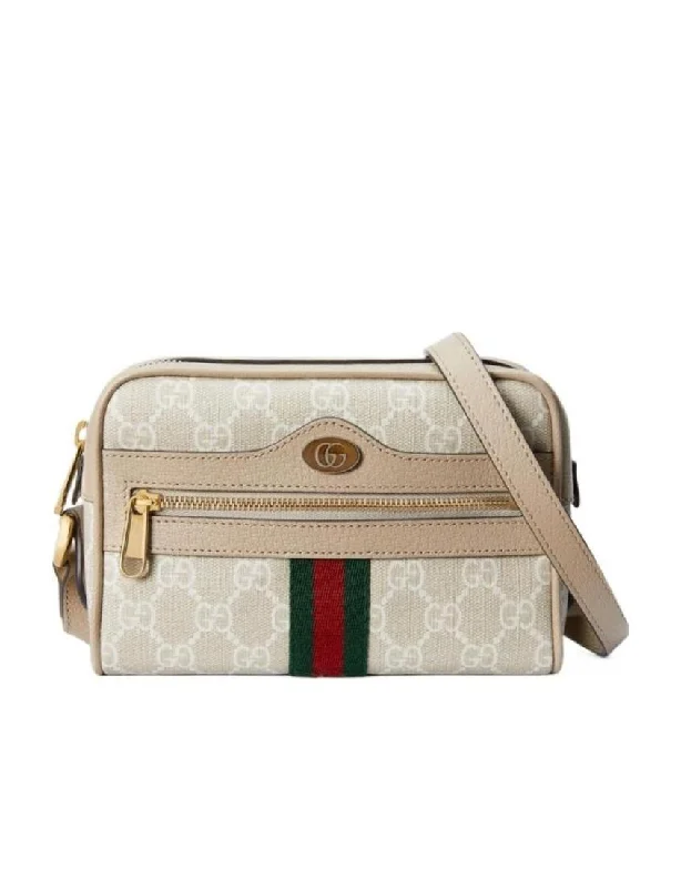 Gucci Logo zipper shoulder bag