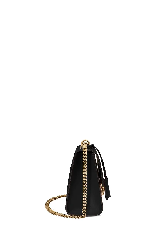 Medium Guccissima Padlock Black