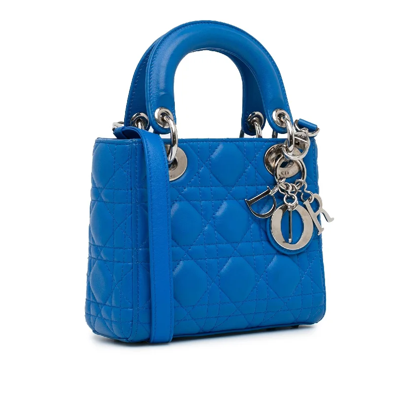 Dior Mini Lambskin Cannage Lady Dior (UhDxF1)