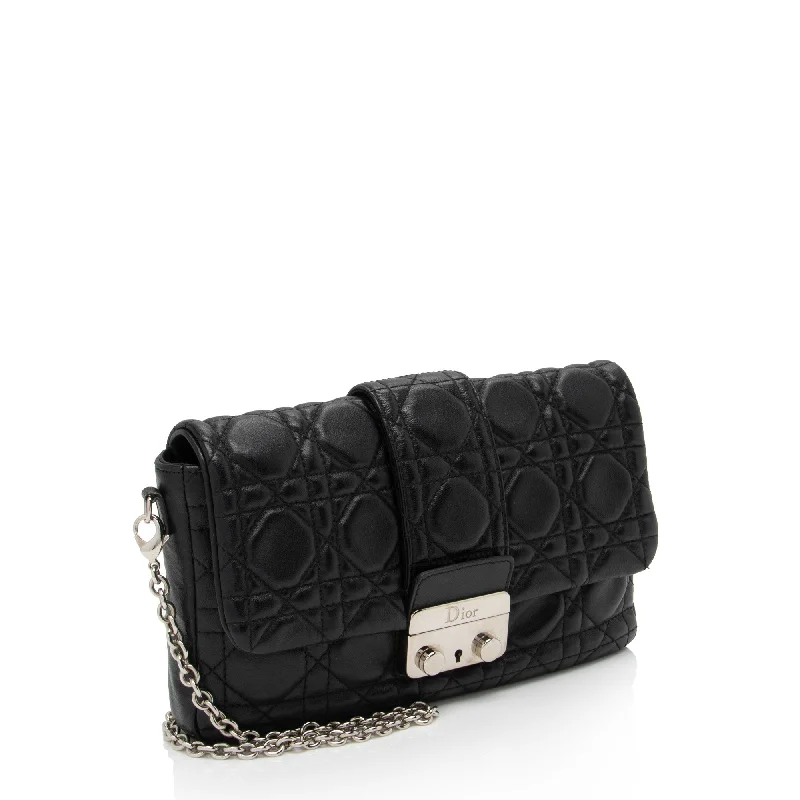 Dior Lambskin Cannage Miss Dior Promenade Crossbody (ISead3)