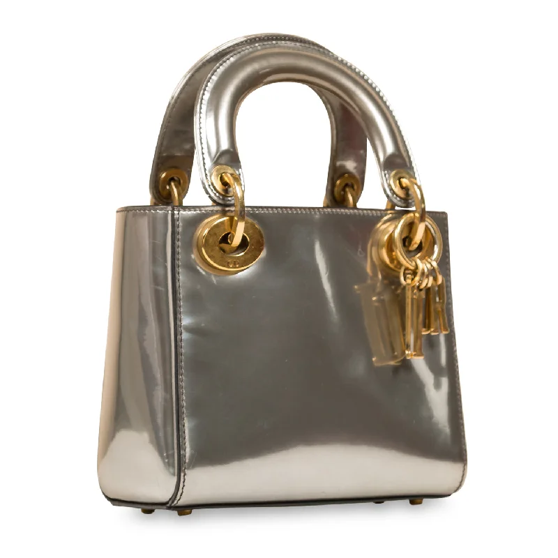 Lady Dior - Silver Patent Leather