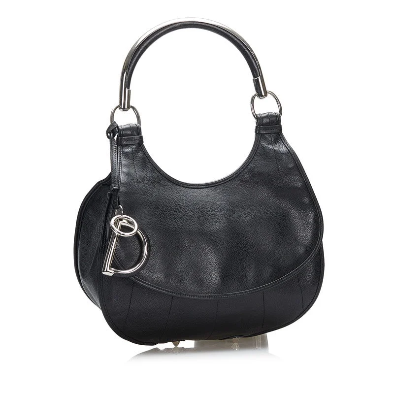 Leather Dior 61 Shoulder Bag