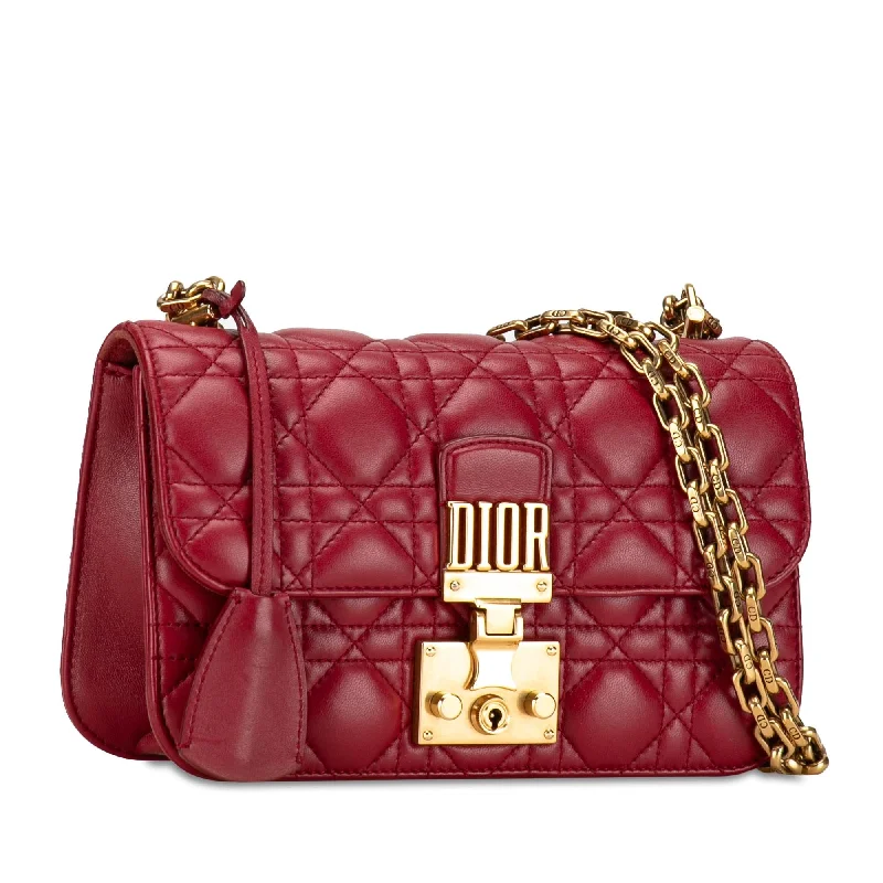 Dior Small Lambskin Cannage DiorAddict Flap (nouORD)