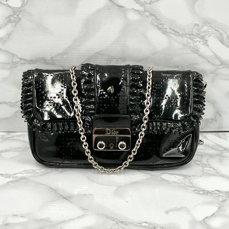 Christian Dior Patent Chain Shoulder Bag