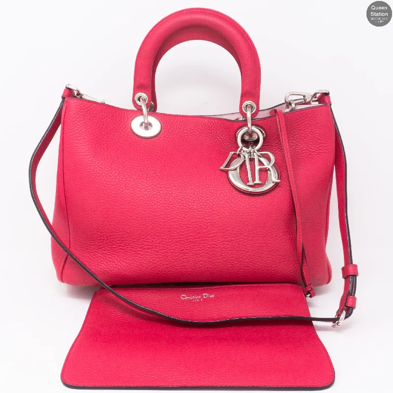 Diorissimo Medium Fuchsia Leather