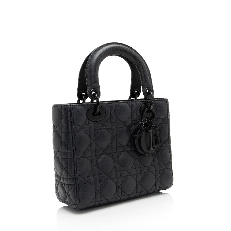 Dior Calfskin Ultra Matte Lady Dior Small Tote (MCFuwA)