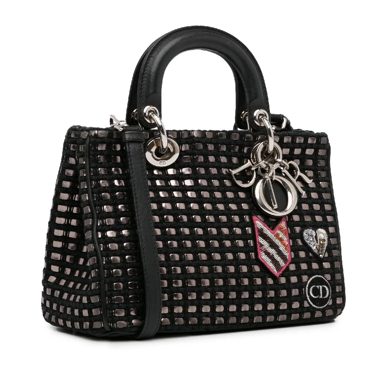 Dior Small Metallic Tweed Lady Dior (IKtPxQ)