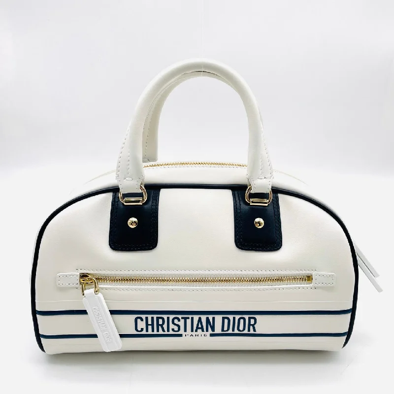 Dior Vibe 2-way Bowling Bag White