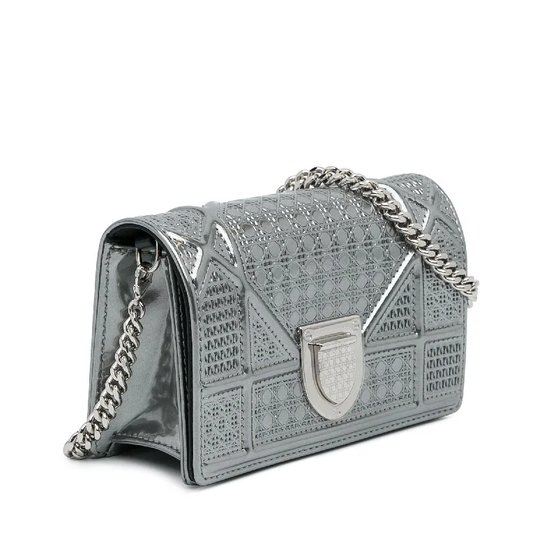 Dior Baby Patent Microcannage Diorama Crossbody Bag (WePVtH)