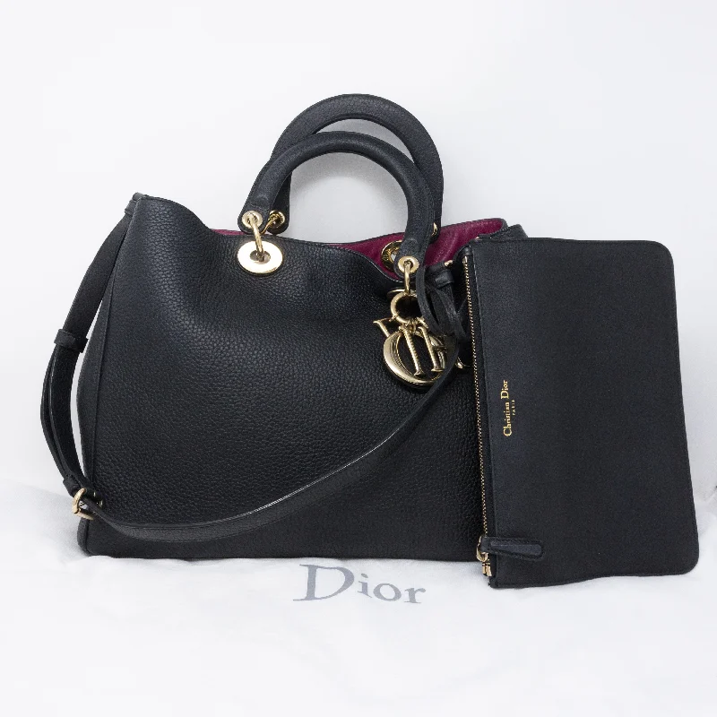 Diorissimo Black Fuchsia Leather