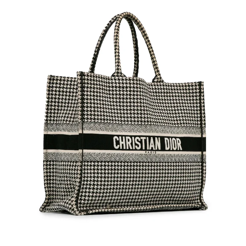 Dior Large Houndstooth Book Tote (uAGZEe)