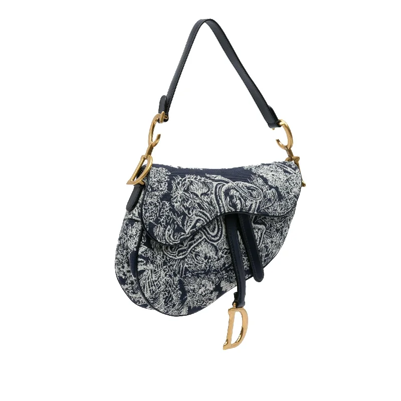 Dior Medium Toile De Jouy Saddle (WL6qra)