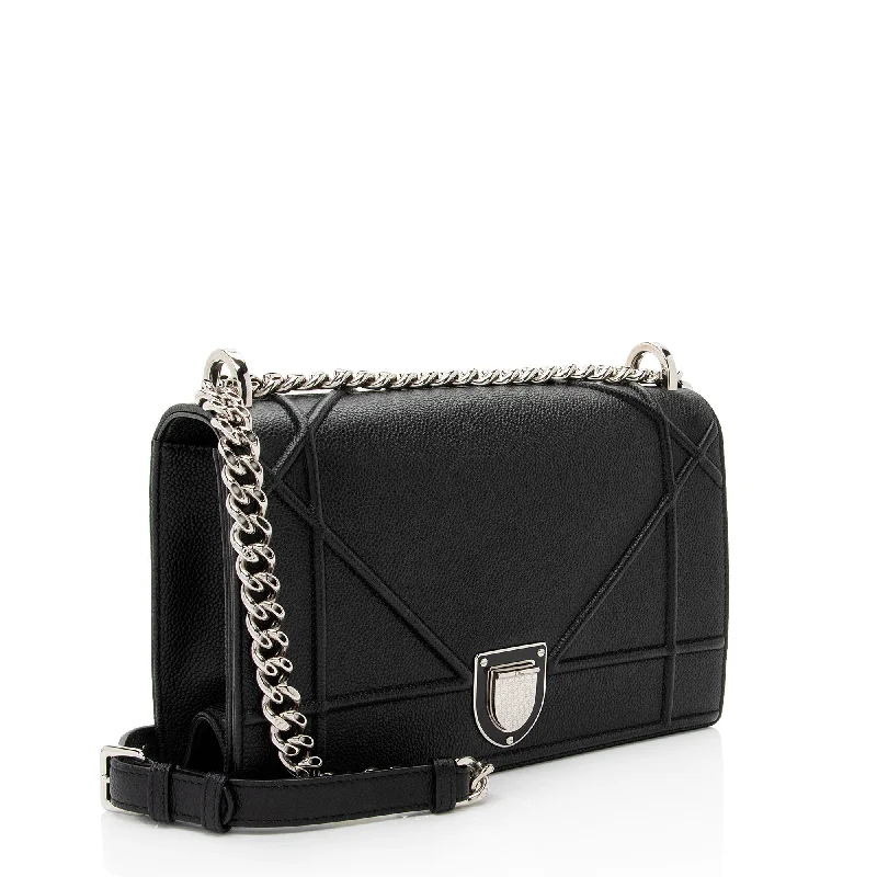 Dior Grained Leather Diorama Medium Shoulder Bag (KzIqLT)