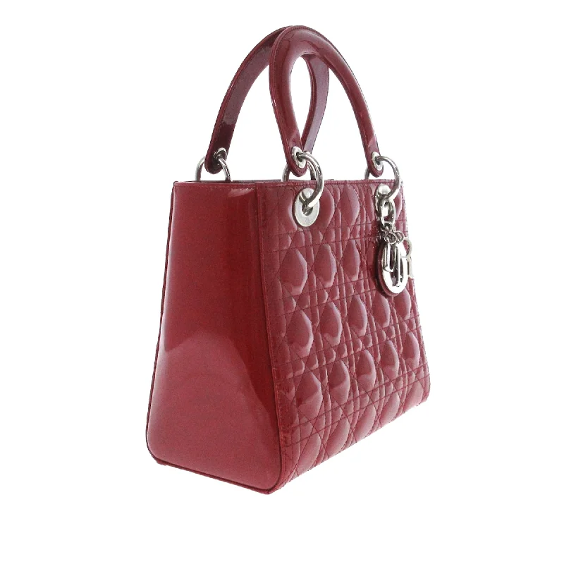 DIORMedium Patent Cannage Lady  Satchel