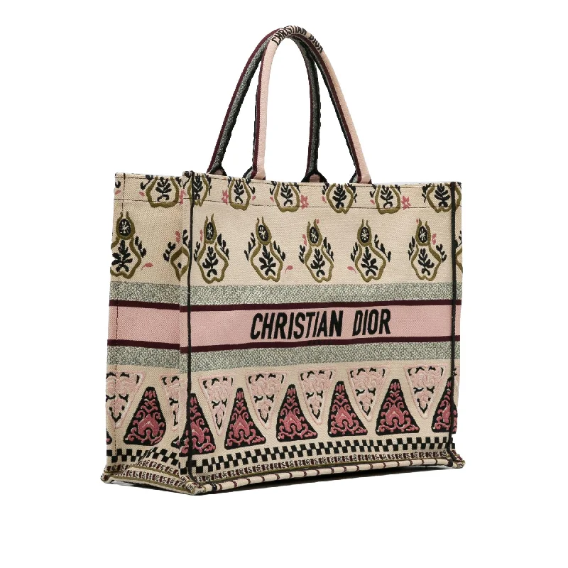 Dior Large Geometric Embroidered Book Tote (OToGGs)