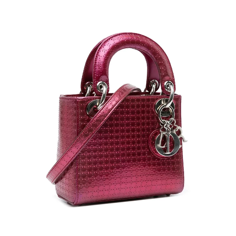 Dior Mini Patent Microcannage Lady Dior (dlqrB7)