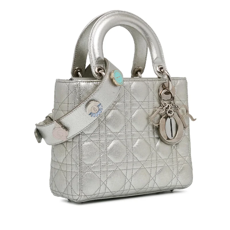 Dior Small Lambskin Cannage My Lady Dior Lucky Badges (Jg6k3E)