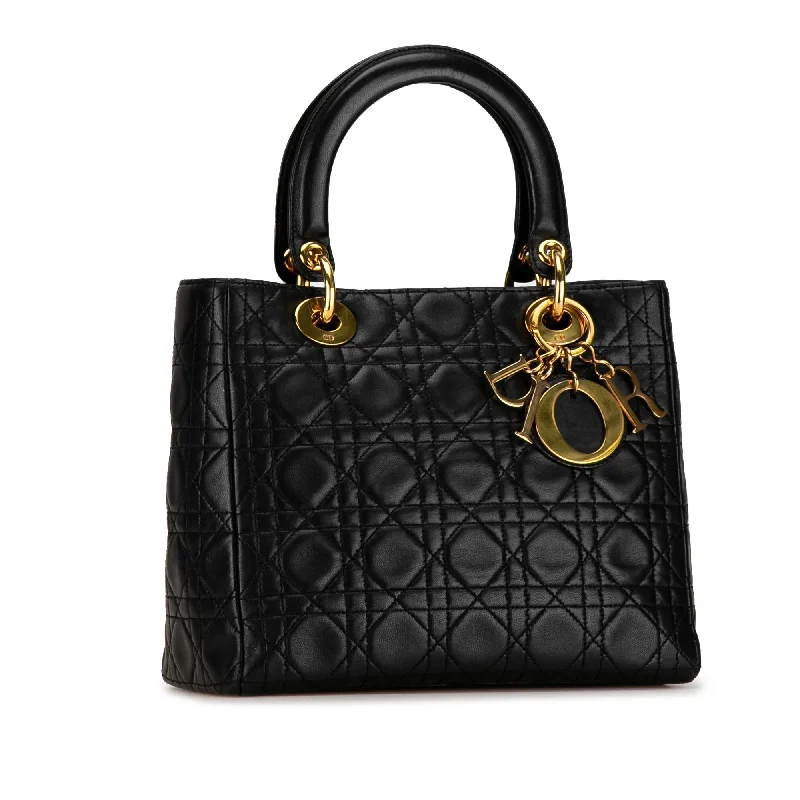 Dior Medium Lambskin Cannage Lady Dior (7yVsfc)