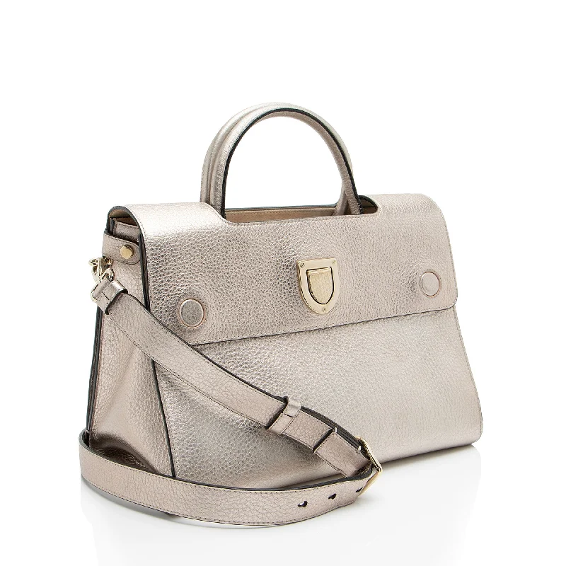 Dior Metallic Calfskin Diorever Medium Tote (gv785H)